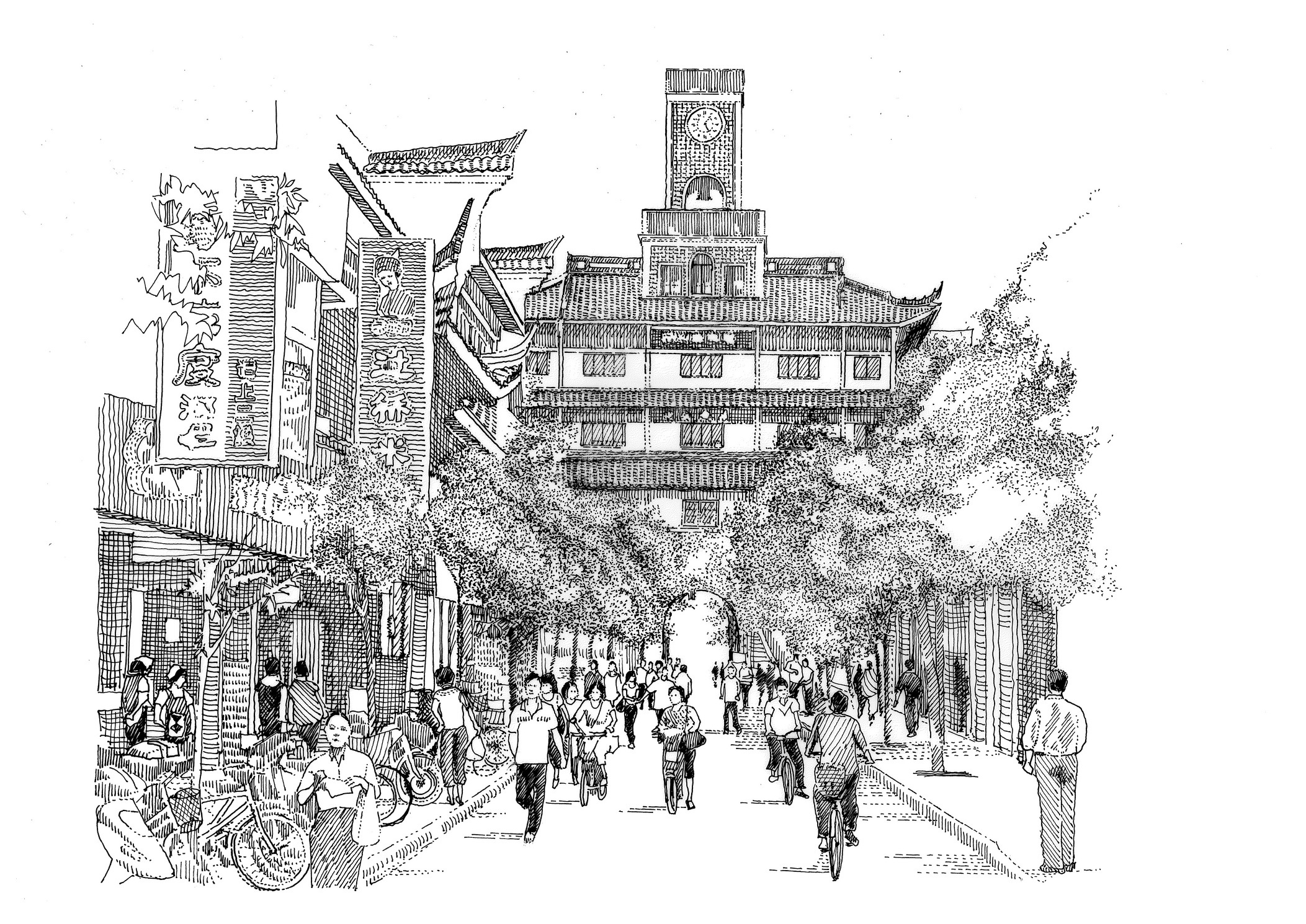 Fig 14: Tang Dynasty City Gate restoration in Ningpo